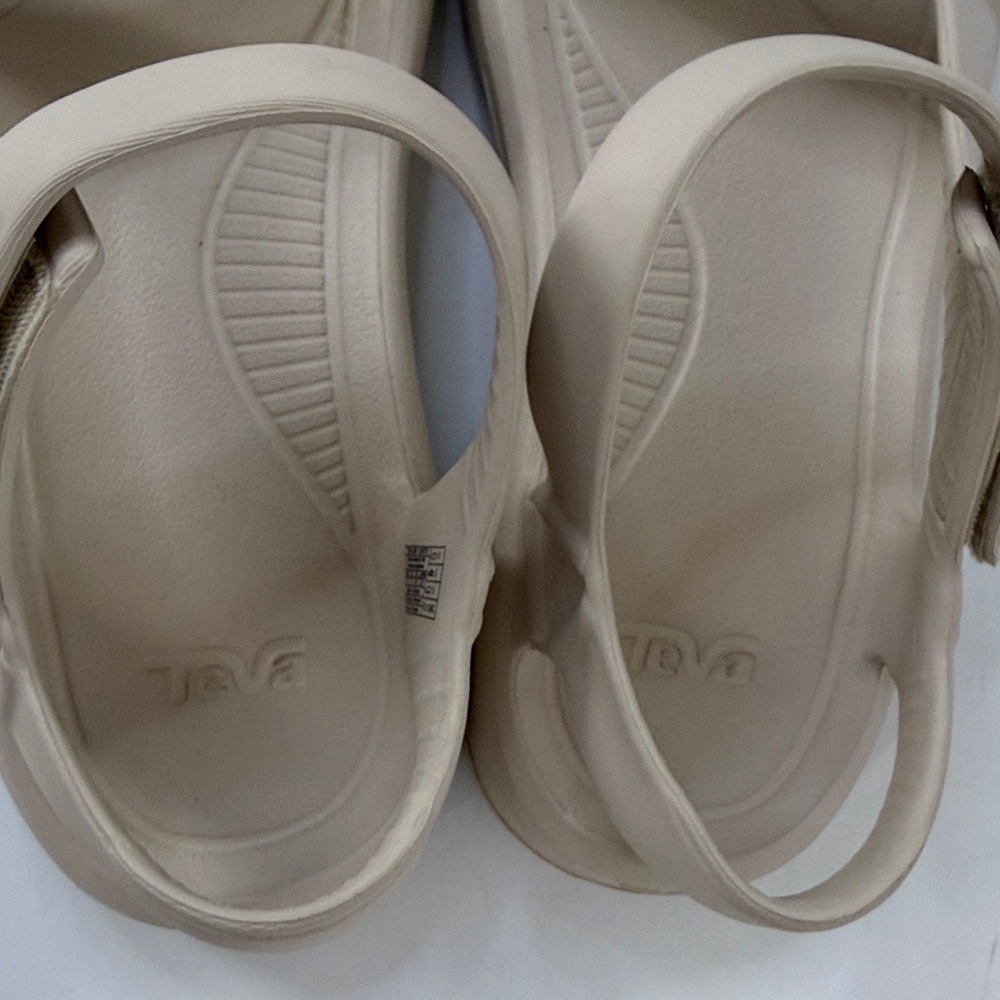 Teva Women's Neutral Cream Slingback Sandals - Picture 5 of 8